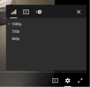 Video Player Controls
